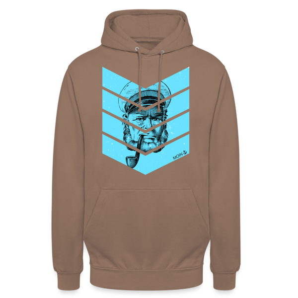 Unisex Hoodie MOIN ALTER KAPITÄN BLAU - Mokka