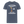 Laden Sie das Bild in den Galerie-Viewer, Herren Premium T-Shirt FURZT DIE MÖWE WAAGERECHT - Blau meliert