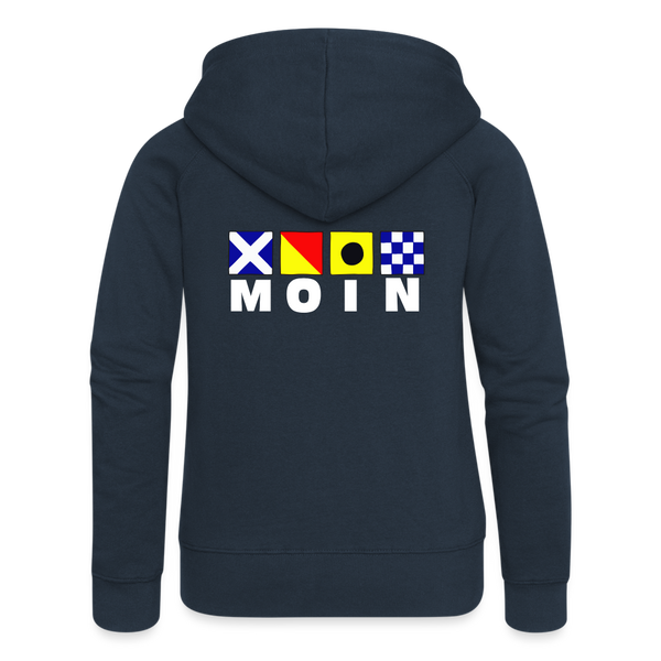 Frauen Premium Kapuzenjacke - Navy