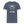 Laden Sie das Bild in den Galerie-Viewer, Herren Premium T-Shirt BI UNS HET DAT MOIN TOTENKOPF - Blau meliert