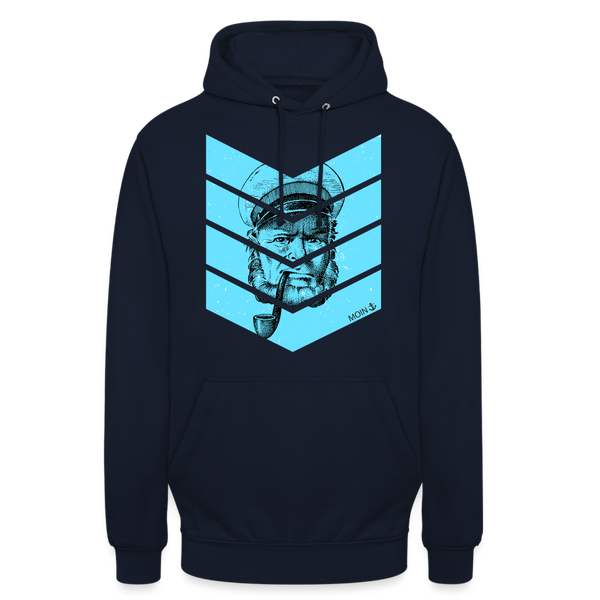 Unisex Hoodie MOIN ALTER KAPITÄN BLAU - Navy