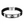Laden Sie das Bild in den Galerie-Viewer, Armband Edelstahl Schwarz Silikon Anker Schmuck Unisex - SHT Design