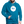 Laden Sie das Bild in den Galerie-Viewer, Contrast Colour Hoodie - Pfauenblau/Grau meliert