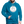 Laden Sie das Bild in den Galerie-Viewer, Contrast Colour Hoodie - Pfauenblau/Grau meliert