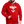 Laden Sie das Bild in den Galerie-Viewer, Contrast Colour Hoodie - Rot/Weiß