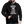 Laden Sie das Bild in den Galerie-Viewer, Contrast Colour Hoodie - Schwarz/Grau meliert