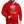 Laden Sie das Bild in den Galerie-Viewer, Contrast Colour Hoodie - Rot/Weiß