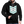 Laden Sie das Bild in den Galerie-Viewer, Contrast Colour Hoodie - Schwarz/Grau meliert