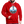 Laden Sie das Bild in den Galerie-Viewer, Contrast Colour Hoodie - Rot/Weiß