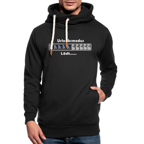 Shawl Collar Hoodie - Schwarz