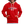 Laden Sie das Bild in den Galerie-Viewer, Contrast Colour Hoodie - Rot/Weiß