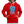 Laden Sie das Bild in den Galerie-Viewer, Contrast Colour Hoodie - Rot/Weiß