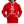 Laden Sie das Bild in den Galerie-Viewer, Contrast Colour Hoodie - Rot/Weiß