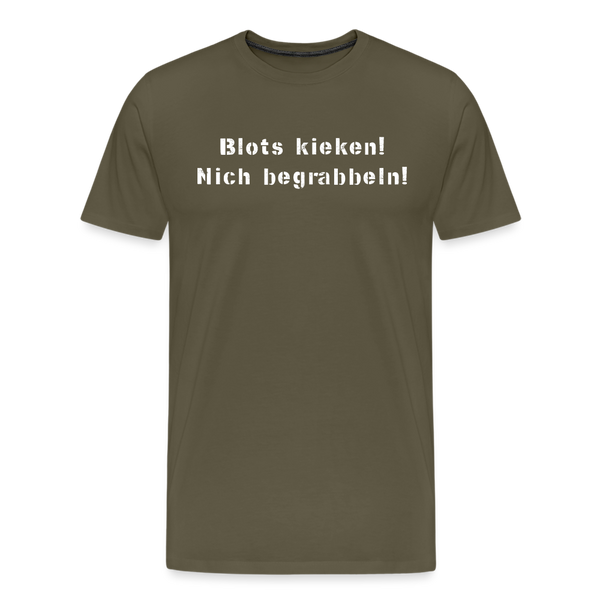 Herren  Premium T-Shirt BLOTS KIEKEN - Khaki