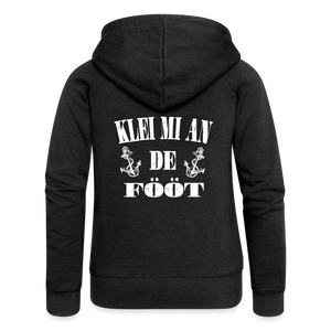 Frauen Premium Kapuzenjacke - Schwarz