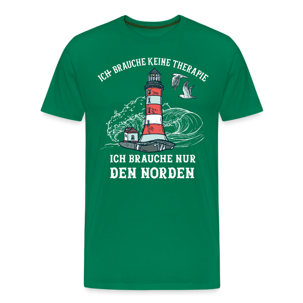 Herren Premium T-Shirt THERAPIE NORDEN - Kelly Green