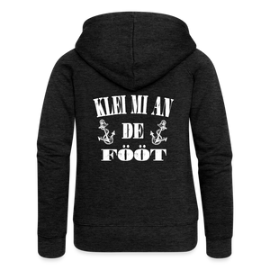 Frauen Premium Kapuzenjacke - Anthrazit