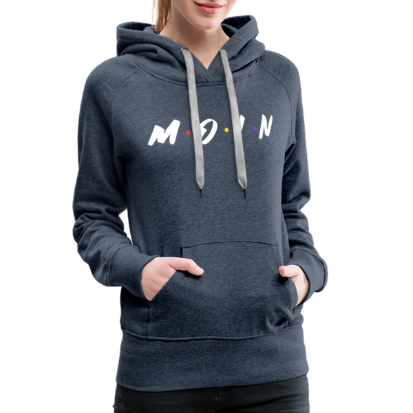 Damen Premium Hoodie M.O.I.N - Jeansblau