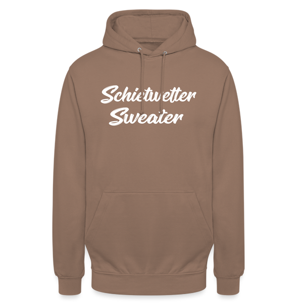 Unisex Hoodie SCHIETWETTER SWEATER - Mokka