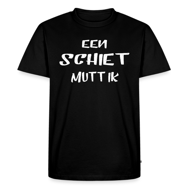 Herren  Premium T-Shirt  EEN SCHIET MUTT IK - Schwarz