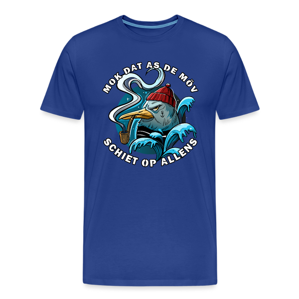 Herren  Premium T-Shirt SCHIET OP ALLENS | Norddeutscher Humor - Königsblau