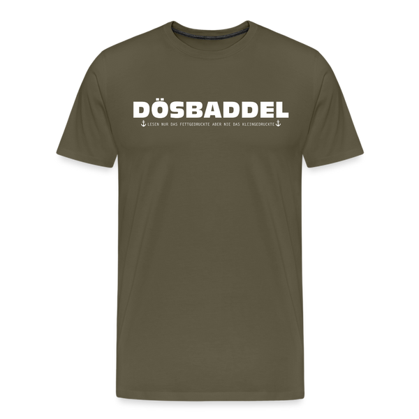 Herren Premium T-Shirt DÖSBADDEL - Khaki