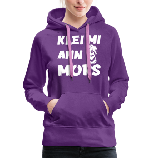 Damen Premium Hoodie KLEI MI ANN MORS - Purple