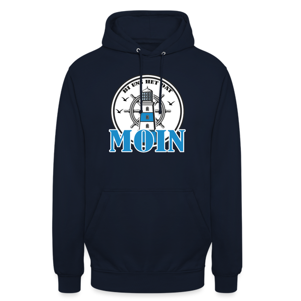 Unisex Hoodie BI UNS HET DAT MON - Navy