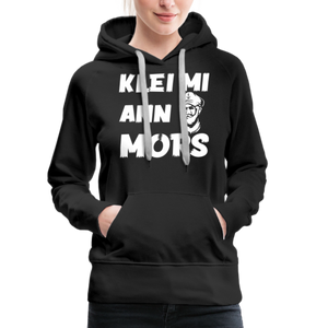 Damen Premium Hoodie KLEI MI ANN MORS - Schwarz