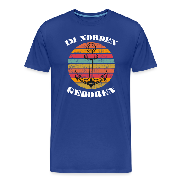 Herren Premium T-Shirt IM NORDEN GEBOREN - Königsblau