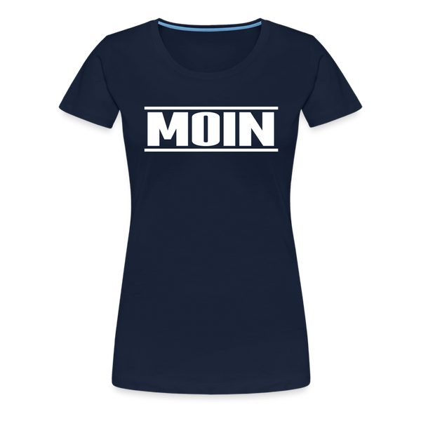 Damen Premium T-Shirt MOIN - Navy