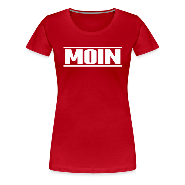 Damen Premium T-Shirt MOIN - Rot