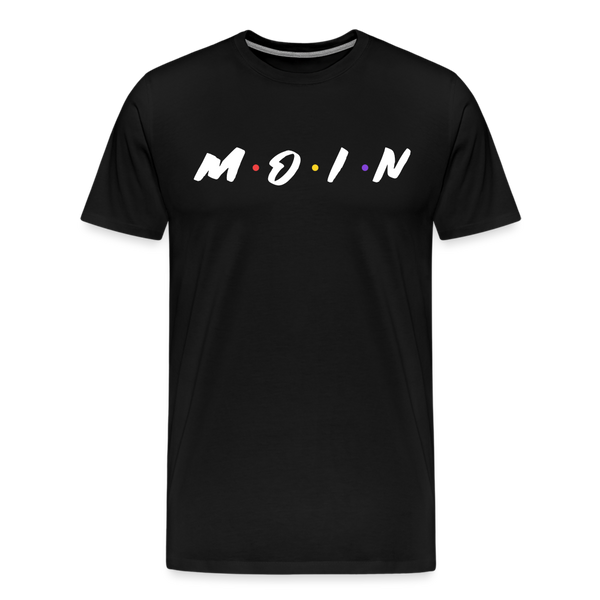 Herren Premium T-Shirt M.O.I.N - Schwarz