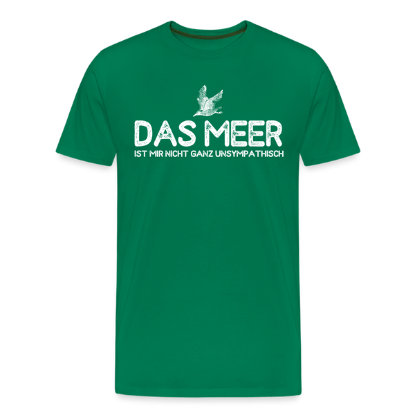 Herren Premium T-Shirt DAS MEER - Kelly Green