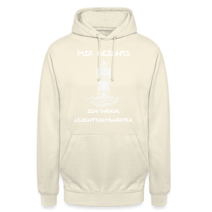 Unisex Hoodie ICH WERDE LEUCHTTURMWÄRTER - Vanille-Milchshake