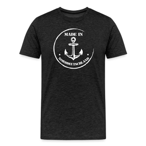 Herren Premium T-Shirt MADE IN NORDDEUTSCHLAND ANKER - Anthrazit