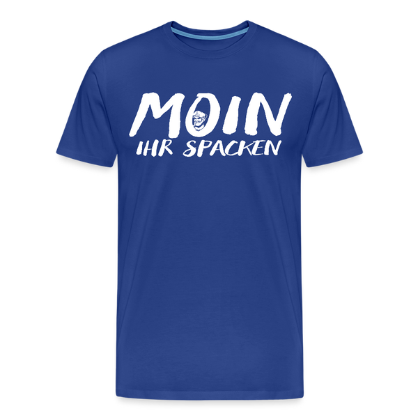 Herren Premium T-Shirt MOIN IHR SPACKEN - Königsblau