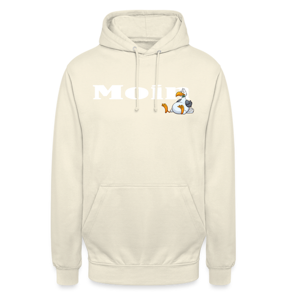 Unisex Hoodie MOIN DICKE MÖWE | Norddeutscher Humor - Vanille-Milchshake