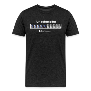 Herren Premium T-Shirt URLAUBSMODUS LÄDT - Anthrazit