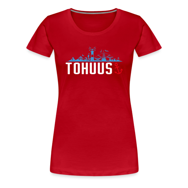 Damen Premium T-Shirt TOHUUS - Rot