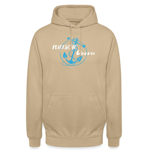 Unisex Hoodie PLIETSCHE DEERN - Beige