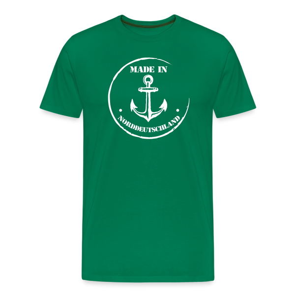 Herren Premium T-Shirt MADE IN NORDDEUTSCHLAND ANKER - Kelly Green