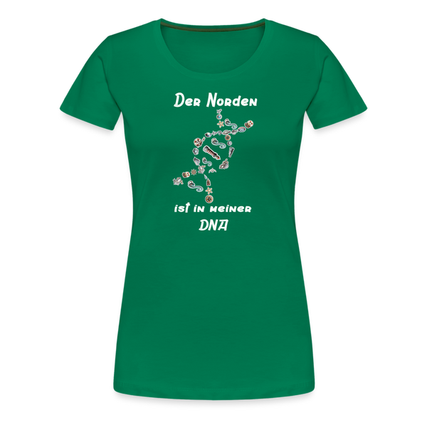 Damen Premium T-Shirt DER NORDEN IST IN MEINER DNA - Kelly Green