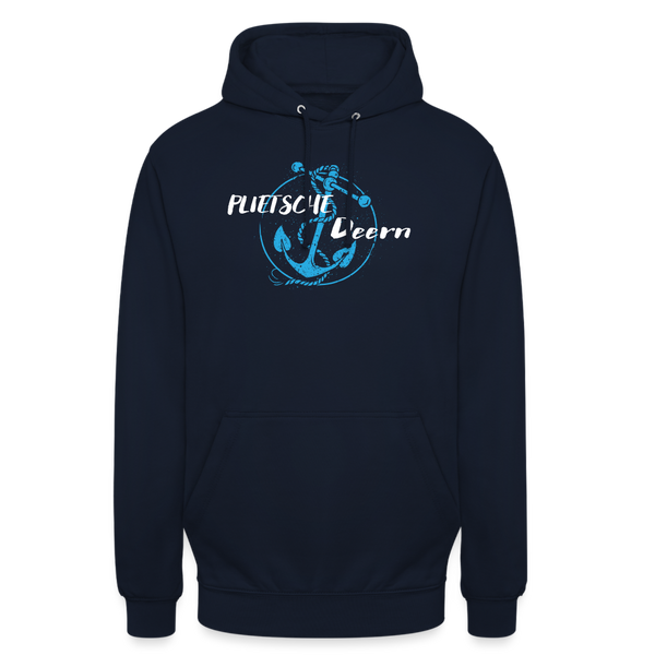 Unisex Hoodie PLIETSCHE DEERN - Navy