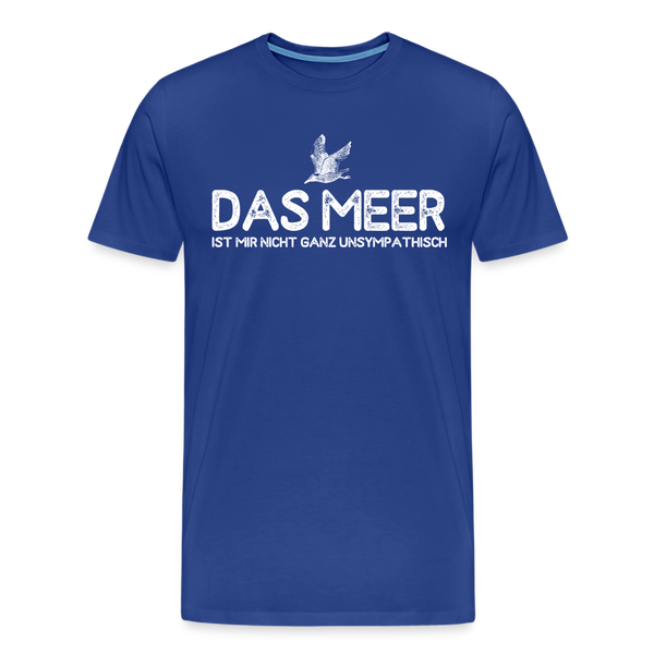 Herren Premium T-Shirt DAS MEER - Königsblau