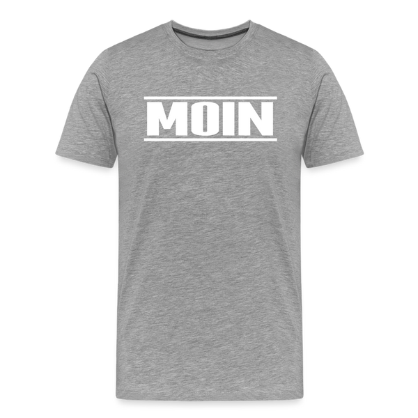 Herren  Premium T-Shirt MOIN - Grau meliert