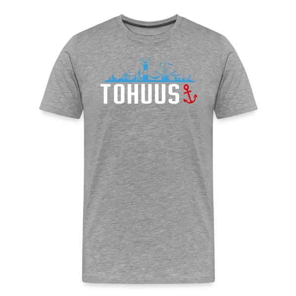 Herren Premium T-Shirt TOHUUS - Grau meliert