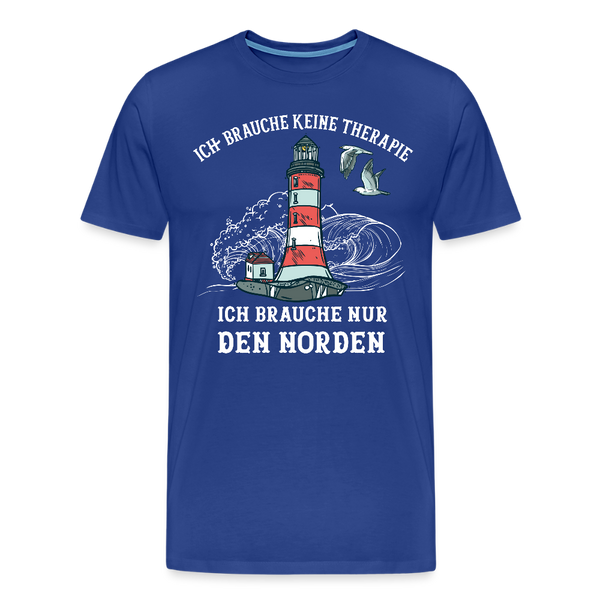 Herren Premium T-Shirt THERAPIE NORDEN - Königsblau