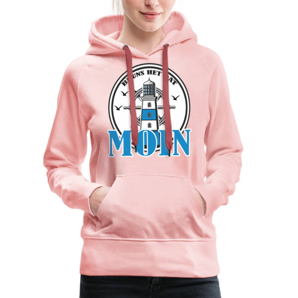 Damen Premium Hoodie BI UNS HET DAT MOIN - Kristallrosa