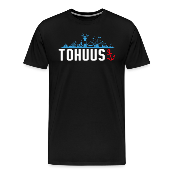 Herren Premium T-Shirt TOHUUS - Schwarz